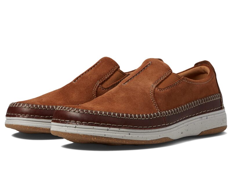 【送料無料】 クラークス メンズ スリッポン・ローファー シューズ Nature 5 Walk Dark Tan Combi