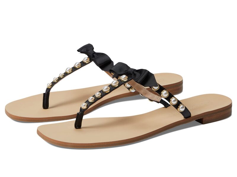 ジャックロジャース サンダル レディース 【送料無料】 ジャックロジャース レディース サンダル シューズ Sandpiper Bow/Pearl Sandal Black