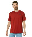 【送料無料】 クイックシルバー メンズ ハーフパンツ・ショーツ 水着 Omni Session Short Sleeve Surf Tee Red Ochre