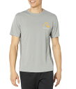 【送料無料】 クイックシルバー ウォーター マン メンズ ハーフパンツ・ショーツ 水着 Bamboo Check 2 Short Sleeve Surf Tee Sharkskin(4)