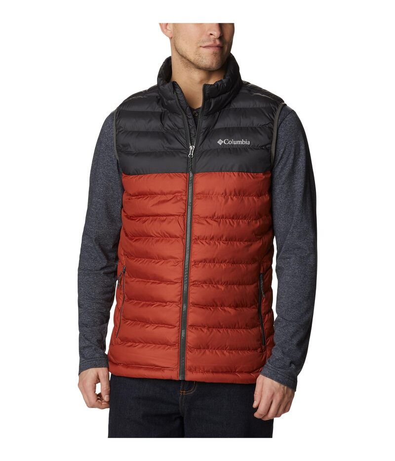  コロンビア メンズ コート アウター Powder Lite Vest Warp Red/Shark