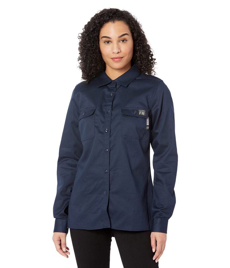 ̵  ǥ  ȥåץ Fire Resistant Twill Shirt Navy