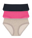 【送料無料】 ナトリ レディース パンツ アンダーウェア Bliss Girl Brief 3-Pack Panties Midnight Navy/Full Bloom/Light Grey Heather