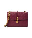 yz QX fB[X nhobO obO James Logo Convertible Crossbody Flap Plum Logo