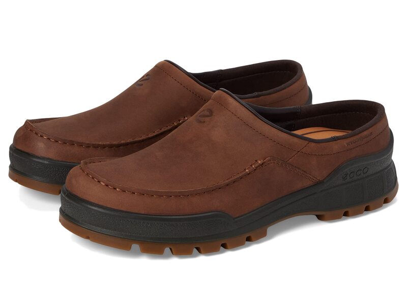 エコー メンズ シューズ サンダル ECCO Track 25 Hydromax Water Resistant Moc Toe Clog Cocoa Brown Nubuck ブラウン