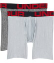 【送料無料】 アンダーアーマー メンズ ボクサーパンツ アンダーウェア Tech 6" BoxerjockR 2-Pack Mod Gray Light Heather/Jet Gray Light Heather