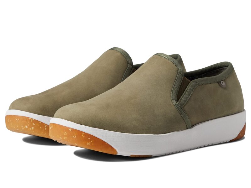 【送料無料】 ボグス レディース スリッポン・ローファー シューズ Kicker Slip-On Leather Loden