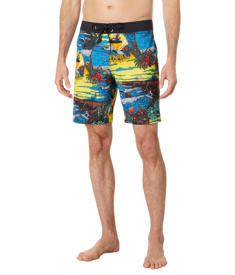 【送料無料】 オニール メンズ ハーフパンツ・ショーツ 水着 Hyperfreak Mysto Artist 19" Boardshorts Multicolored