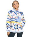 ロキシー ジップアップパーカー レディース 【送料無料】 ロキシー レディース パーカー・スウェット アウター Alabama Zip-Up Fleece Bright White Chandail