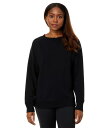 yz WbR[ANeBu fB[X p[J[EXEFbg AE^[ Cozy Fleece Oversized Rib Detail Crew Deep Black