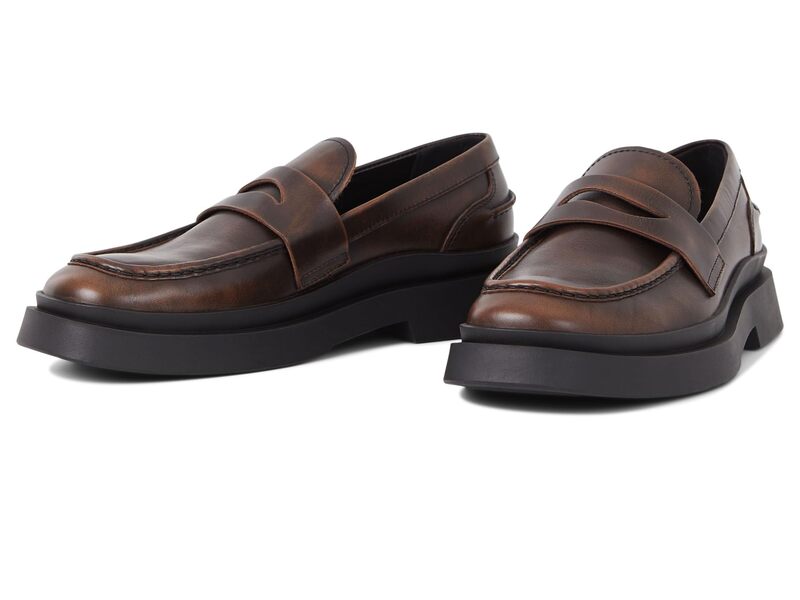 【送料無料】 ヴァガボンド メンズ スリッポン・ローファー シューズ Mike Brush-Off Leather Loafer Brown