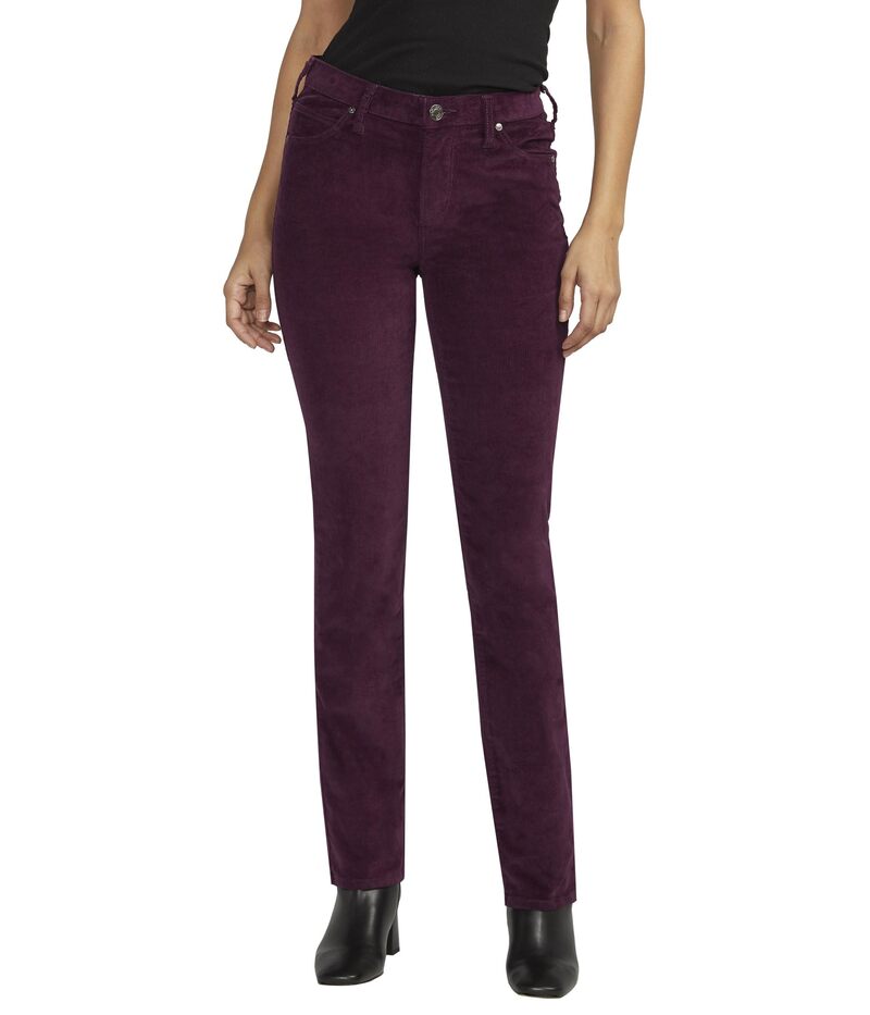 【送料無料】 ジャグジーンズ レディース カジュアルパンツ ボトムス Ruby Mid-Rise Straight Leg Pants Sangria