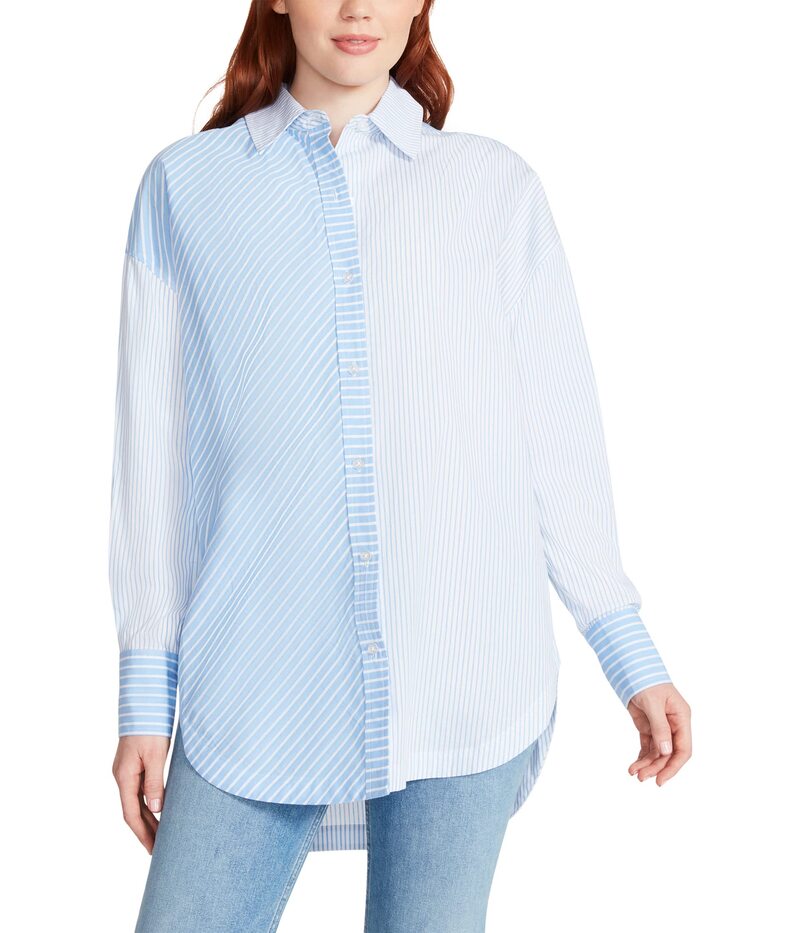 【送料無料】 スティーブ マデン レディース シャツ トップス Poppy Top Blue