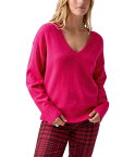 【送料無料】 サンクチュアリー レディース ニット・セーター アウター Easy Breezy V-Neck Pullover Flash Pink