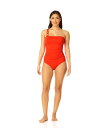 【送料無料】 アンコール レディース 上下セット 水着 Ring Strap Asymmetric One-Piece Spice