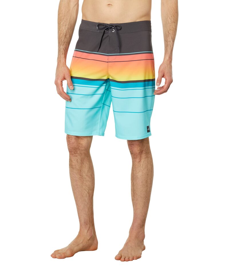 【送料無料】 オニール メンズ ハーフパンツ・ショーツ 水着 Hyperfreak Heat Stripe 21" Boardshorts Turquoise