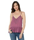 【送料無料】 ラッキーブランド レディース シャツ トップス Embroidered Cami Tulipwood