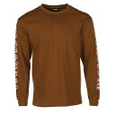  プレジャーズ メンズ シャツ トップス Old E Heavyweight Long Sleeve Brown