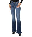 【送料無料】 セブンフォーオールマンカインド レディース デニムパンツ ボトムス High-Waist Ali w/ Distressed Hem in Nolita Dark Nolita Dark