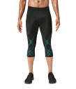 【送料無料】 CW-X メンズ カジュアルパンツ ボトムス Stabilyx Joint Support 3/4 Compression Tights Black/Deep Lake