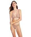 【送料無料】 エバージェイ レディース ブラジャー アンダーウェア Pima Stretch Cotton V Bralette Mocha