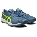 yz AVbNX Y Xj[J[ V[Y Solution Swift FF Tennis Shoe Steel Blue/Hazard Green