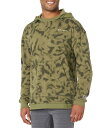 【送料無料】 チャンピオン メンズ パーカー・スウェット アウター All Over Print Global Explorer Fleece Hoodie Liquid Camo Cargo Olive