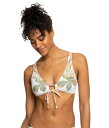 yz LV[ fB[X gbv̂  Beach Classics Bralette Bikini Top Bright White Subtly Salty Flat