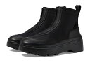 【送料無料】 ハンター レディース ブーツ レインブーツ シューズ Explorer Ankle Zip Flatform Boot Black