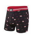 【送料無料】 サックスアンダーウェアー メンズ ボクサーパンツ アンダーウェア Vibe Super Soft Boxer Brief Black True North