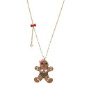 【送料無料】 ベッツィジョンソン レディース ネックレス・チョーカー・ペンダントトップ アクセサリー Gingerbread Bikini Long Pendant Necklace Pink