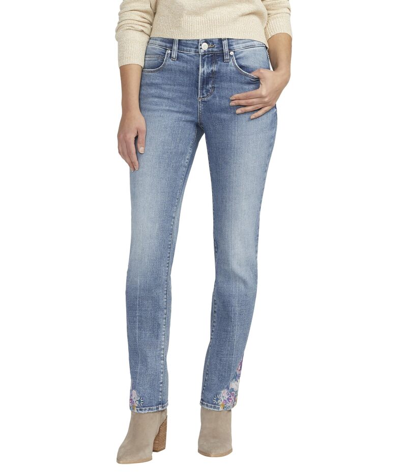 【送料無料】 ジャグジーンズ レディース デニムパンツ ジーンズ ボトムス Ruby Mid-Rise Straight Leg Jeans Essex Blue