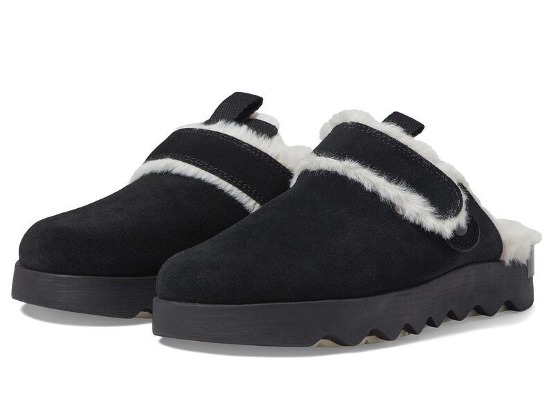 ソレル レディース シューズ サンダル スエード SOREL Viibe? Clog Suede Cozy Black/Natural ブラック