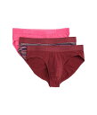 【送料無料】 ツーイグジスト メンズ ブリーフパンツ アンダーウェア Stretch Bonus Pack 4-Pack Low-Rise Brief Cordovan/Stripe/Fuchsia Purple