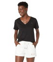 【送料無料】 チャンピオン レディース シャツ トップス PowerblendR V-Neck Tee - Graphic Black(4)
