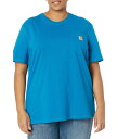     J[n[g fB[X Vc gbvX Plus Size WK87 Workwear Pocket Short Sleeve T-Shirt Marine Blue