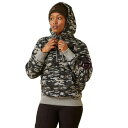 【送料無料】 アリアト レディース パーカー・スウェット アウター Rebar Graphic Printed Hoodie Heather Grey Camo