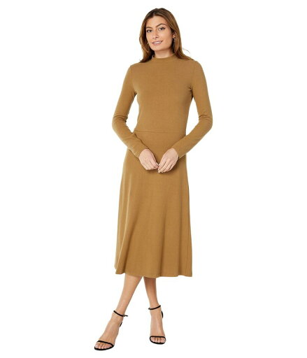 【送料無料】 ヴィンス レディース ワンピース トップス Long Sleeve Mock Neck Dress Sand Shell 【送料無料】 ヴィンス レディース ワンピース トップス Long Sleeve Mock Neck Dress Sand Shell