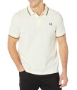 【送料無料】 フレッドペリー メンズ シャツ トップス Twin Tipped Fred Perry Shirt Ecru/Golden Hour/French Navy