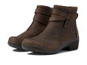 【送料無料】 クラークス レディース ブーツ・レインブーツ シューズ Angie Spice Dark Taupe Leather