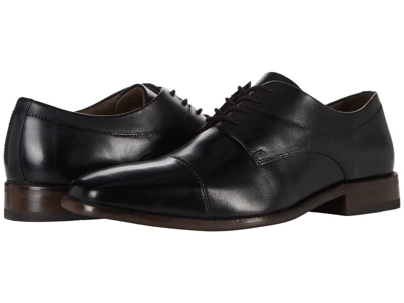 【送料無料】 ジョンストンアンドマーフィー メンズ オックスフォード シューズ Archer Cap Toe Black