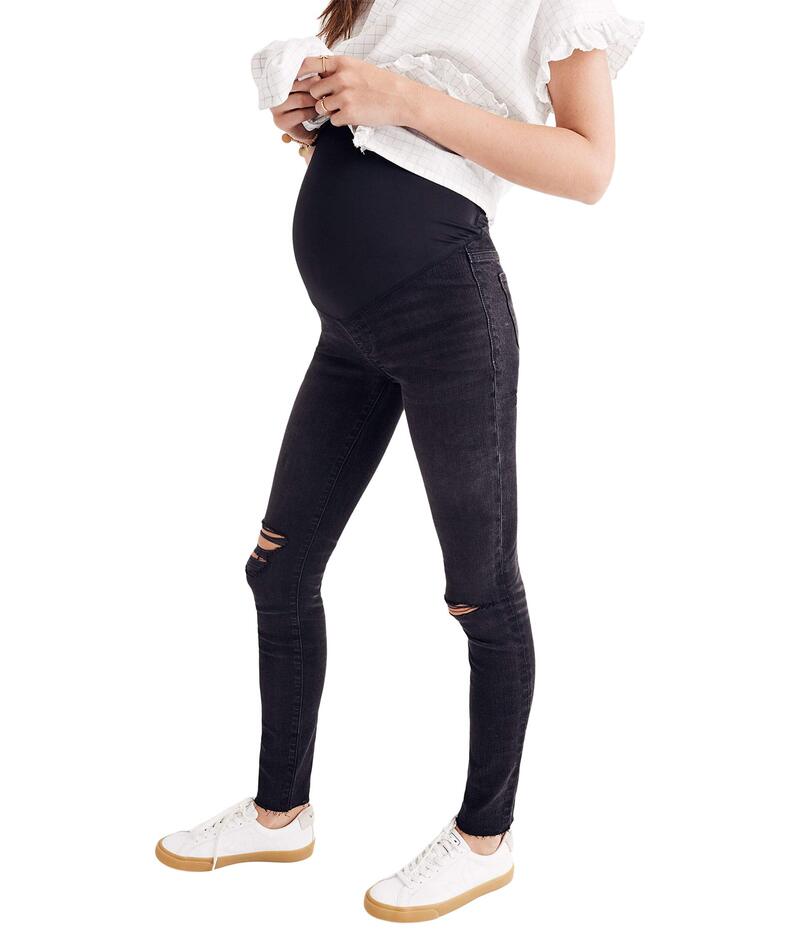 【送料無料】 メイドウェル レディース デニムパンツ ジーンズ ボトムス Maternity Over-the-Belly Skinny Jeans in Black Sea Black Sea