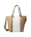 【送料無料】 シンクロリン レディース ハンドバッグ バッグ Sunset Tote - Large Dune Raffia/White Patent