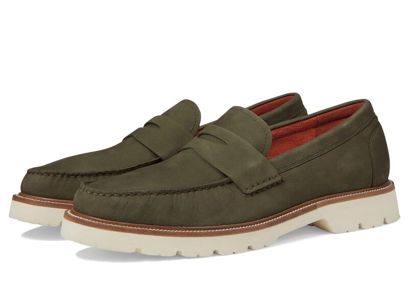 【送料無料】 コールハーン メンズ スリッポン・ローファー シューズ American Classics Penny Loafer Tea Leaf/Egret