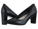 【送料無料】 ウォーキング クレイドル レディース ヒール シューズ Samantha Black Leather