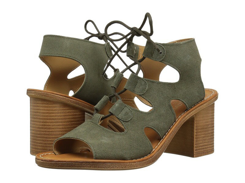 ベラビタ レディース サンダル シューズ Bre-Italy Olive Suede Leather