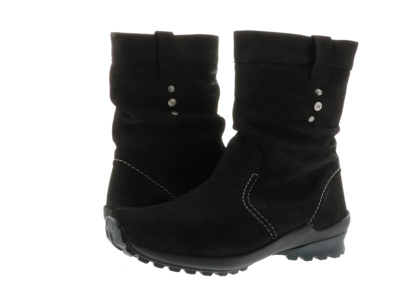 【送料無料】 ウォルキー レディース ブーツ・レインブーツ シューズ Bryce Water Resistant Black Nepal Oiled Leather