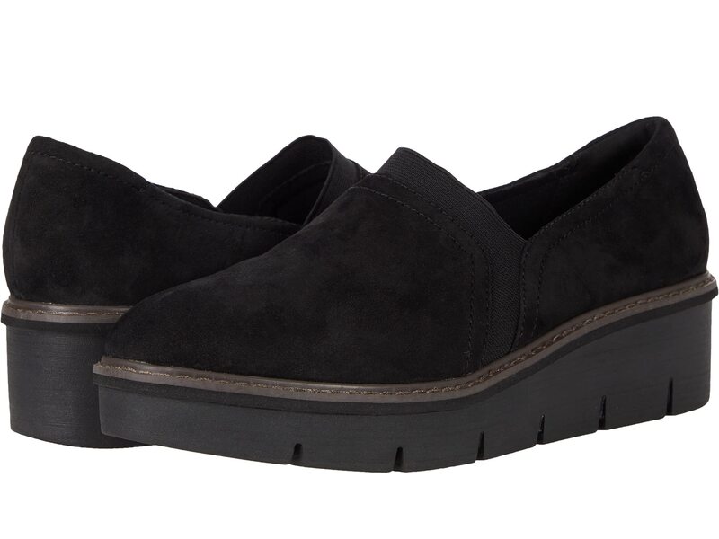 【送料無料】 クラークス レディース ヒール シューズ Airabell Mid Black Suede 1