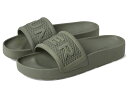 【送料無料】 ハンター メンズ サンダル シューズ Bloom Algae Foam Slide Lichen Green(4)