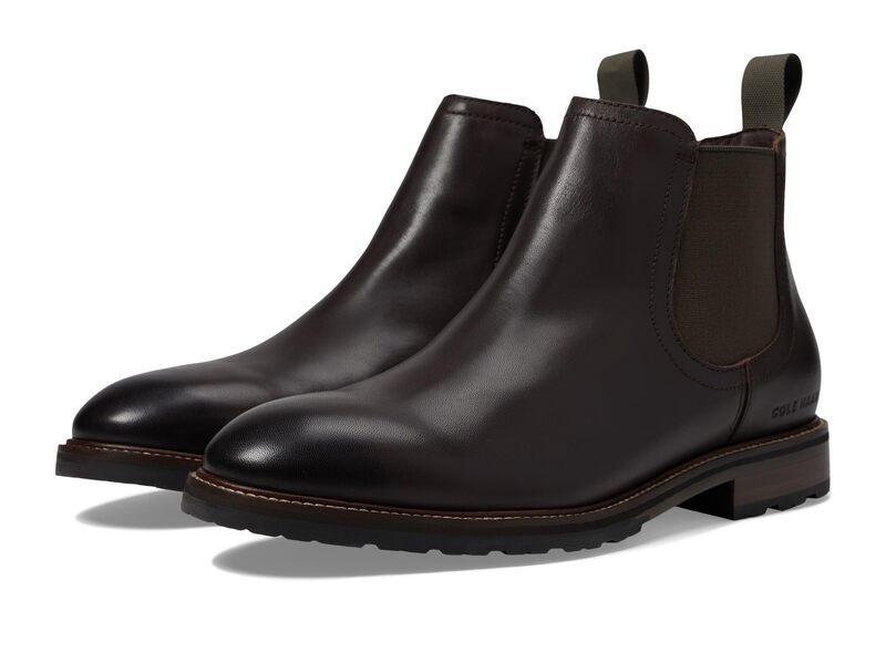 コールハーン 【送料無料】 コールハーン メンズ ブーツ・レインブーツ シューズ Berkshire Lug Chelsea Boot Madeira Truffle Water-Resistant